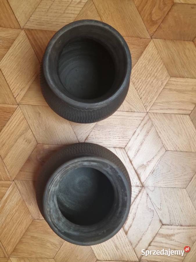Wazon wazony ceramiczne Siwak 2 sztuki polska Pozostałe
