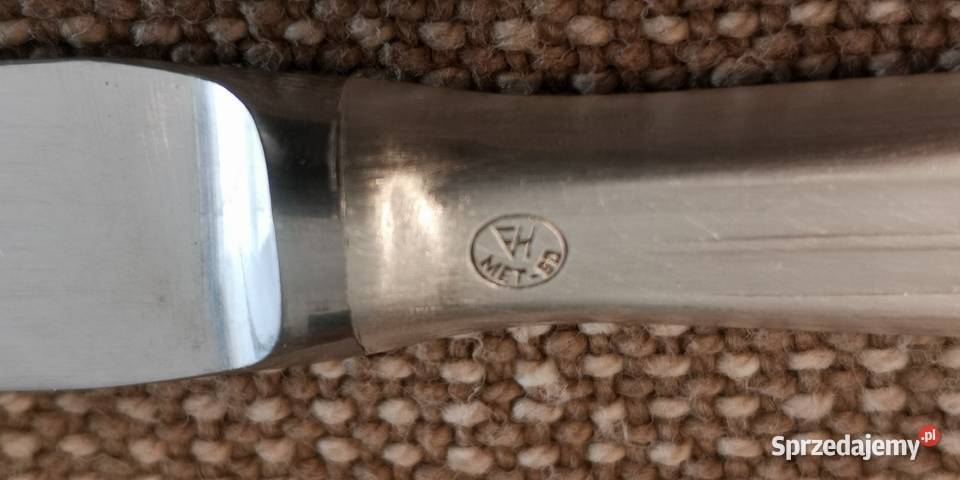 Zestaw posrebrzanych nożyków do owoców HEFRA Katowice