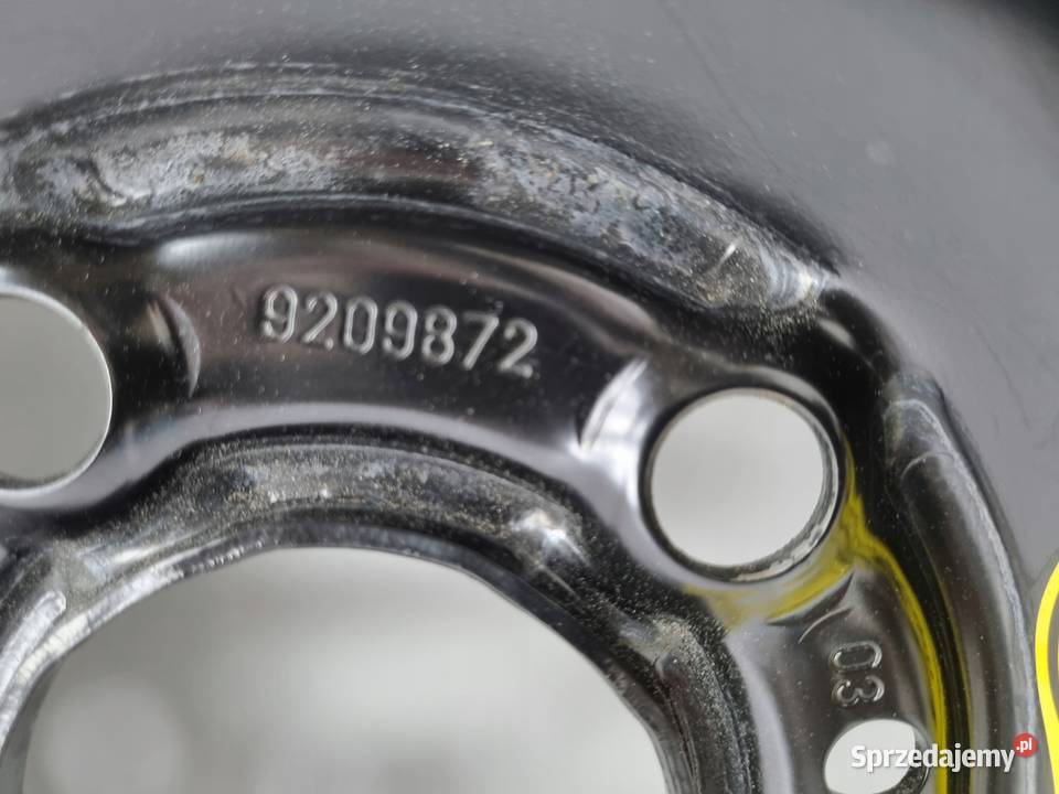 KOŁO DOJAZDOWE 12580 R17 9209872 5x108 lubelskie Chełm