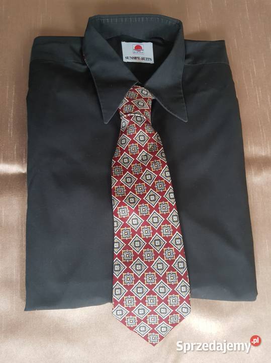 LXL Sunset Suits koszula męska elegancka czarna Kielce