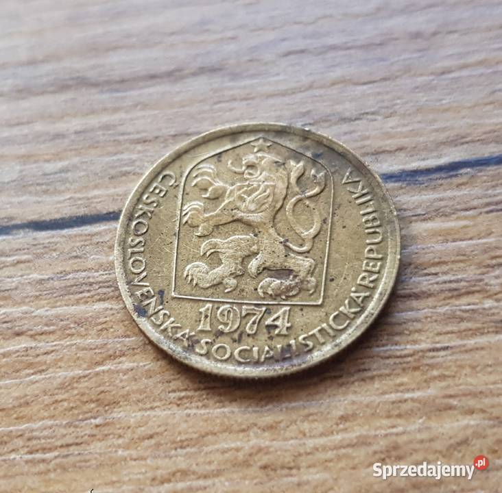 20 Halerzy Czechosłowacja moneta 1974 wielkopolskie Golina