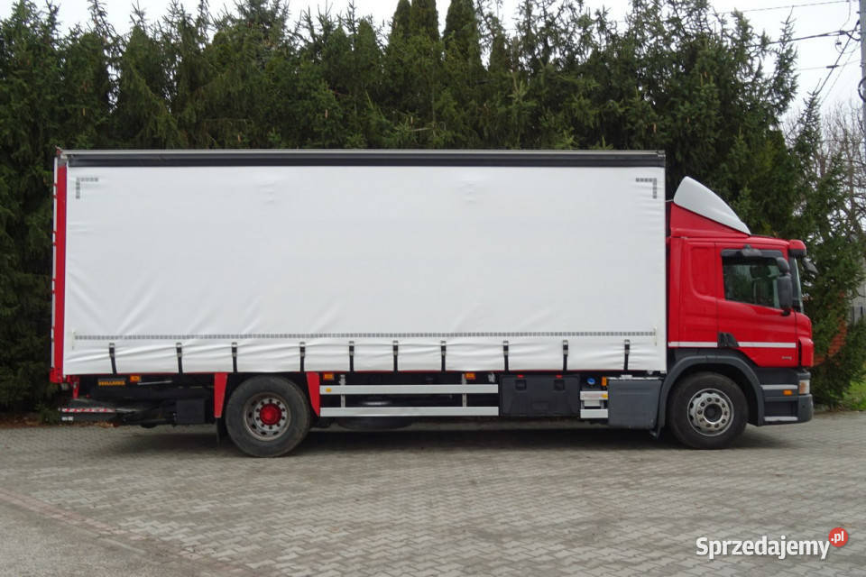 Scania P250 Euro 6 sypialna firanka wys260 winda mazowieckie Góra Kalwaria