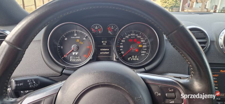 AUDI TT 8J QUATTRO 20 TDI 2010R Płytnica