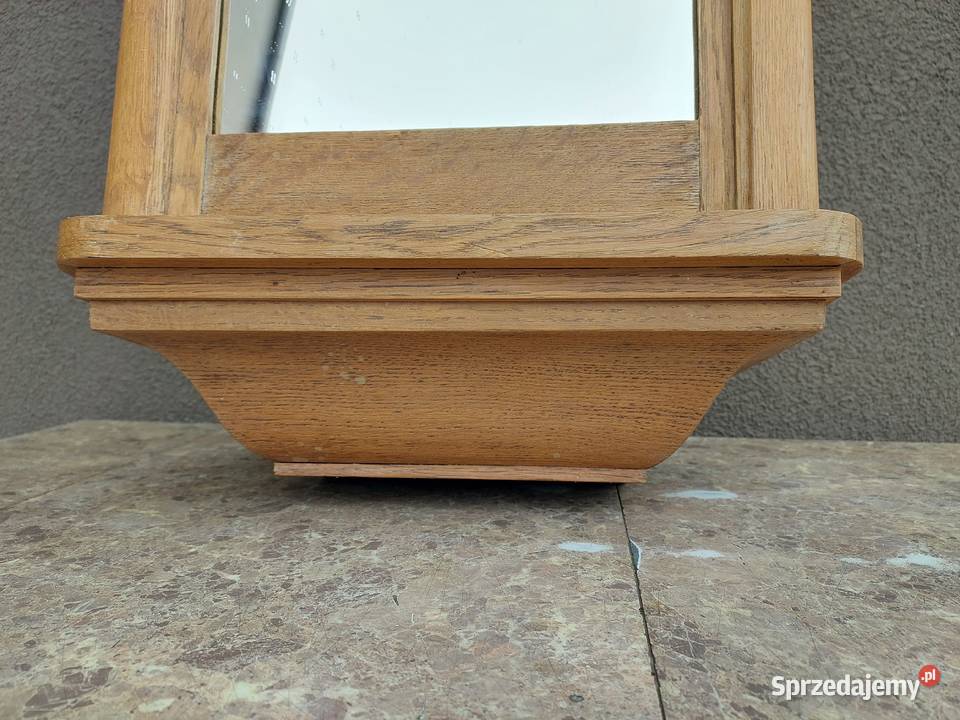 Szafka lustro ze skrzyni starego międzywojennego Tczew