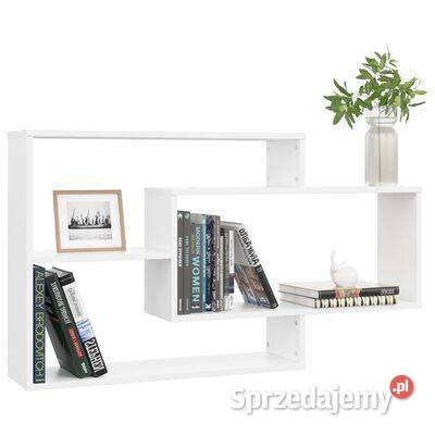 vidaXL Półki ścienne białe 104x20x585 płyta Warszawa
