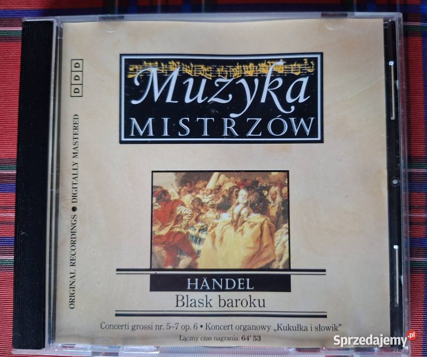 Muzyka mistrzów Handel Blask baroku CD Kraków sprzedam
