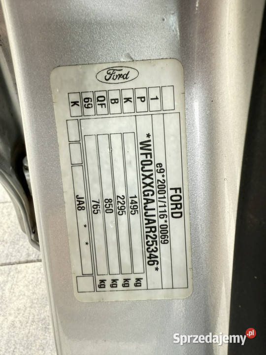 Ford Fiesta 14 Niski oryginalny przebieg Mk7 czujnik deszczu