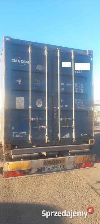 Kontener 6 metrowy magazynowy używany Gdańsk