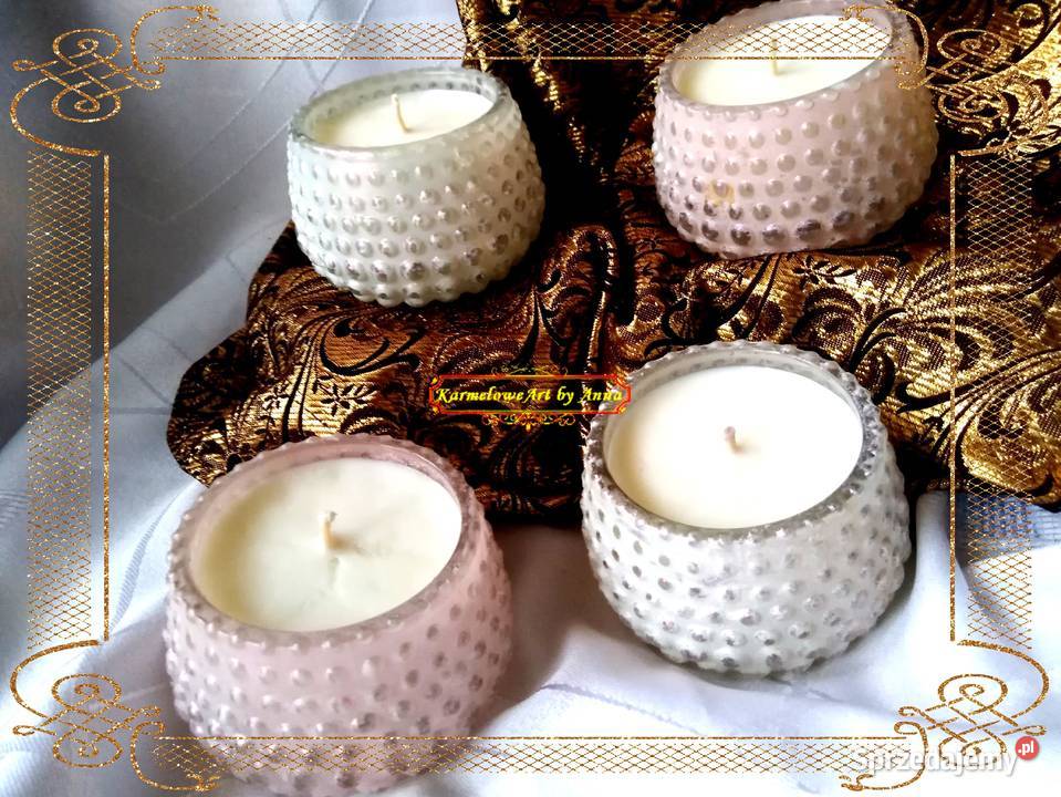 Świece candles sojowe naturalne zapachowe