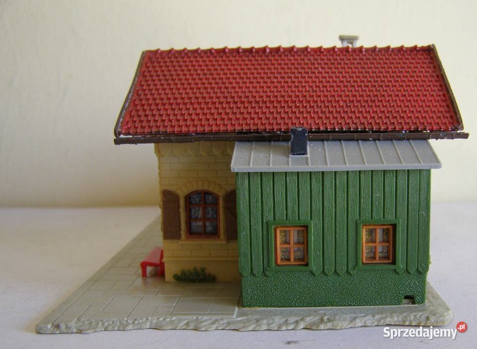 Domek na makietę 5 kolejka stacja kolej skala łódzkie Łódź