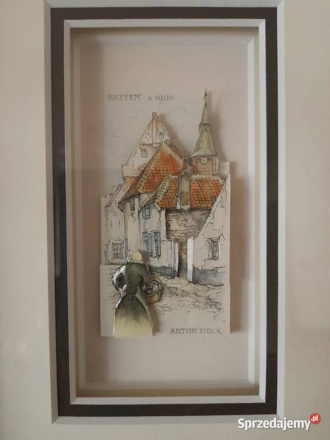 Obraz 3D Hattem 1900 Anton Pieck Konin