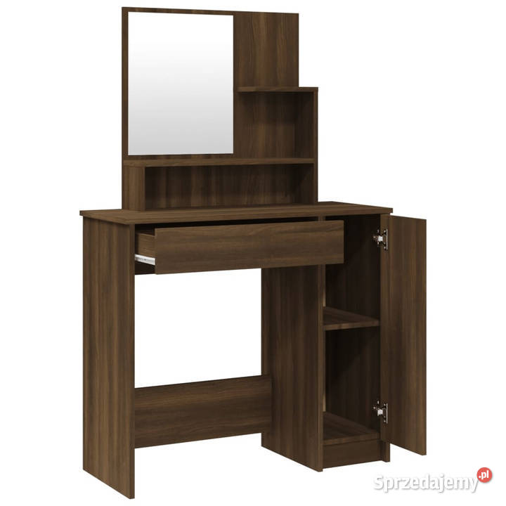 Toaletka z lustrem brązowy dąb 865x35x136 mazowieckie sprzedam