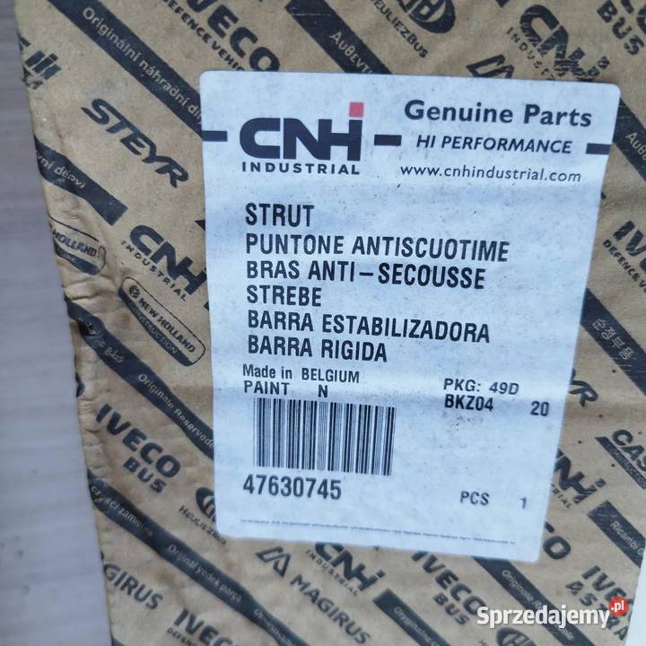 Amortyzator kabiny cnh 47630745 case holland Łowicz