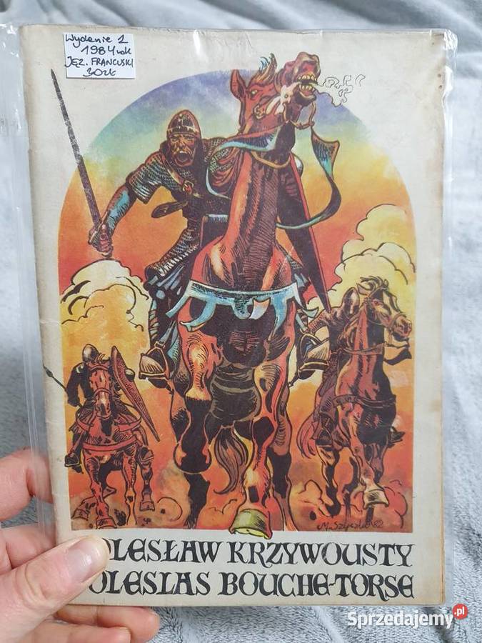 Bolesław Krzywousty 3 komiksy różne wersje Gdynia