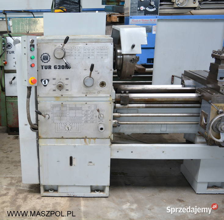 Tokarka uniwersalna TUR 630 M x 1500 FAT WROCŁAW