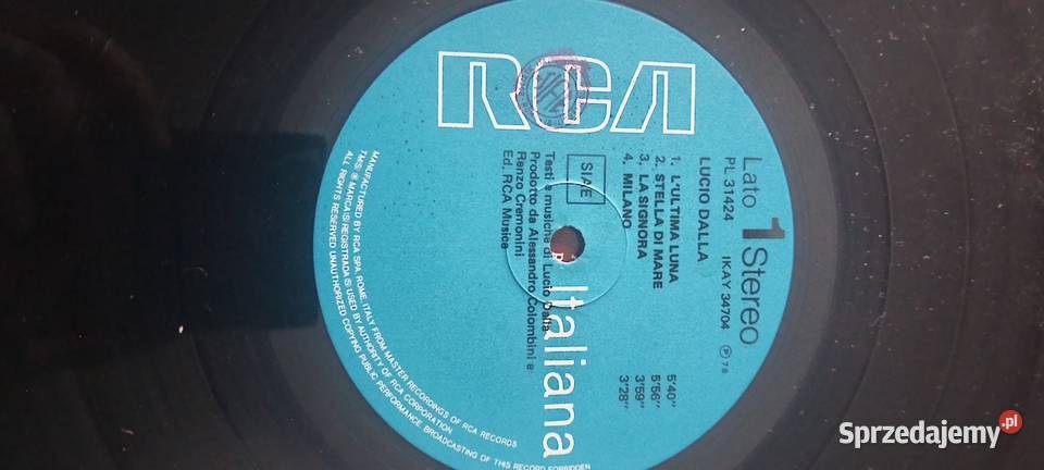 Lucio Dalla winyl sprzedam