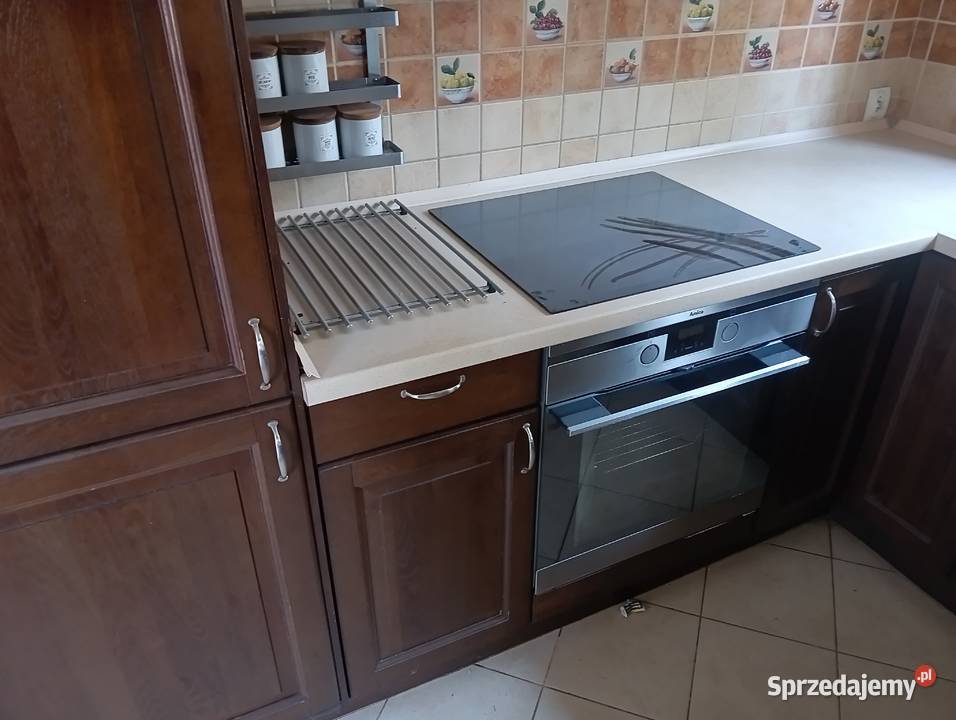 Regał kuchenny z lodówką i kuchnią indukcyjną Rawa Mazowiecka