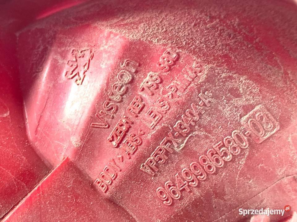 LAMPA PRAWY TYŁ PEUGEOT 207 9649986580 Hatchback