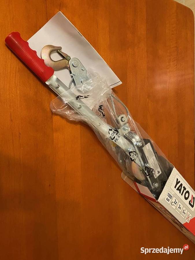 Wyciągarka linowa pozioma 1000 daN 3m YATO