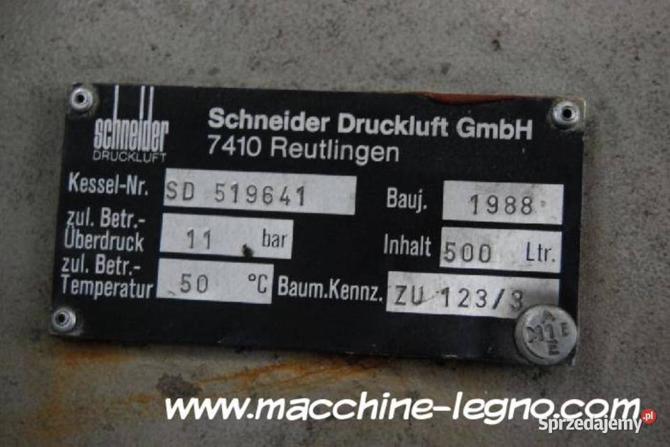 1988 SCHNEIDER KA 980 zbiornik 500 D 500 L w Kłodawa
