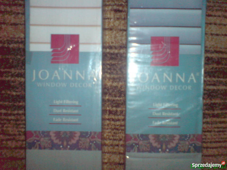 Żaluzje okienne z USA Joanna Window Decor