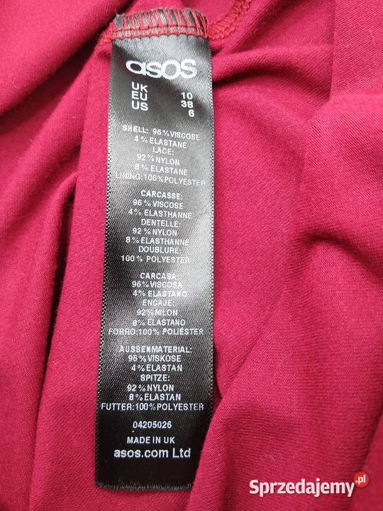 Sukienka ASOS Rozmiar 38 pomorskie Gdańsk