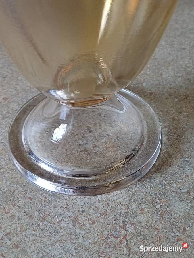 vintage wazon szklany Nowy Targ sprzedam