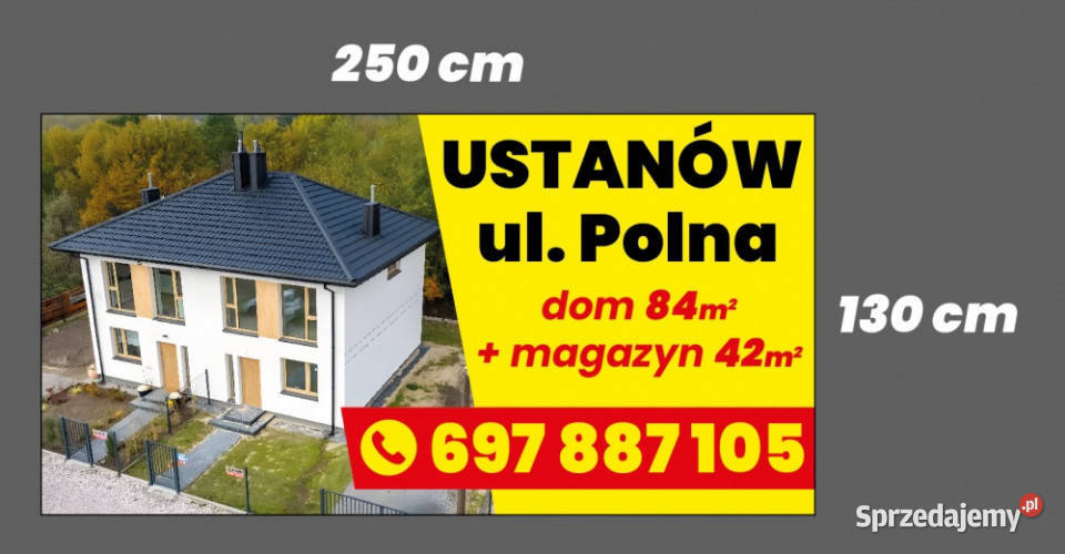 DOM 84 m2 USTANÓW Liczba pokoi 4 sprzedam