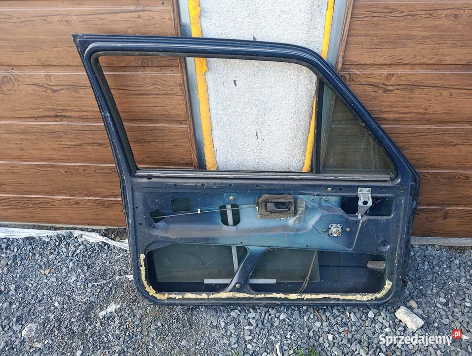 Drzwi lewy przód VW Golf 2 zielona żagiel Cieszyn