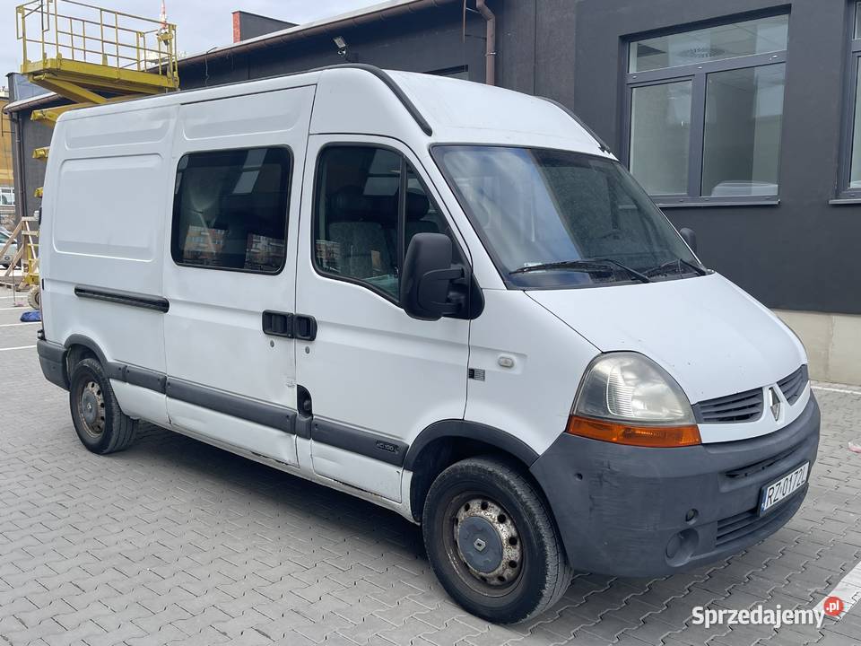 Renault MASTER II 2010r 25 dCi 100 L2H2 7 osob Napęd przednia oś podkarpackie Rzeszów sprzedam