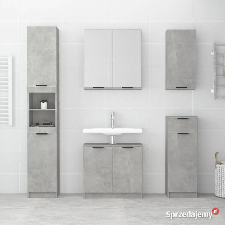 Szafka łazienkowa szarość betonu 645x335x59 mazowieckie Warszawa