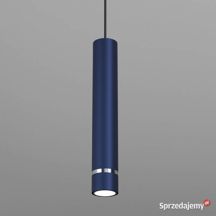 Lampa wisząca joker 8W GU10 niebieska złota tuba Warszawa