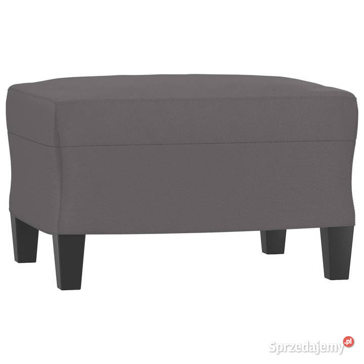 3osobowa sofa z podnóżkiem szary 180 sztuczna Warszawa