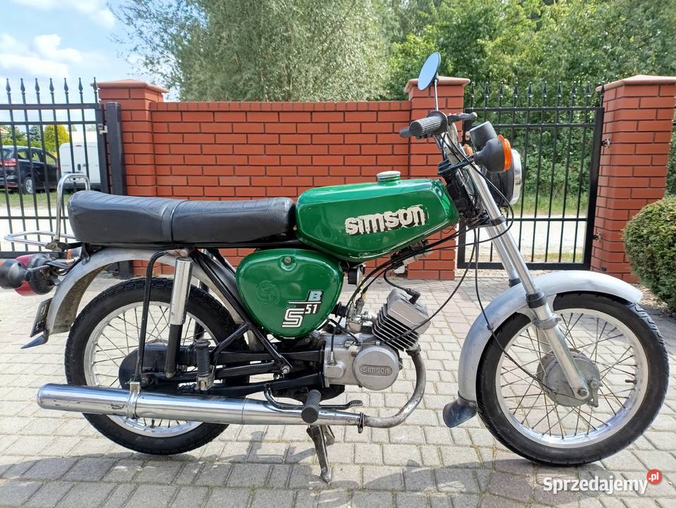 Simson S51 zarejestrowany motorower Sieradz sprzedam