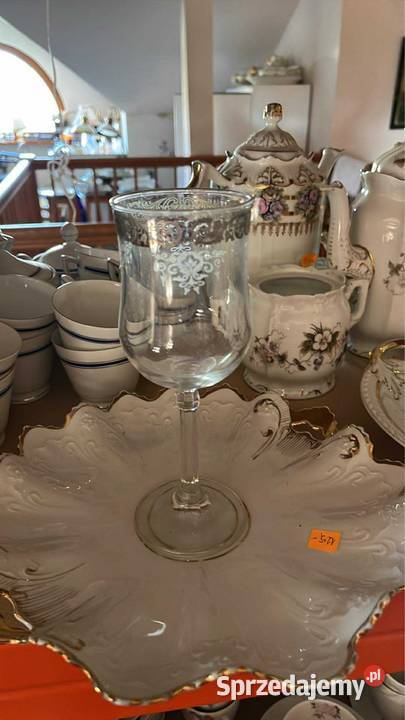 Lenox Moonspun Crystal platyna Kielich do wody Gdańsk sprzedam