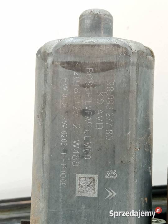 MECHANIZM SZYBY PRAWY PRZÓD 9809327780 Toyota
