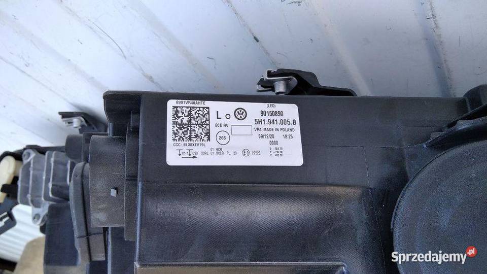 VW GOLF 8 5H1 FULL LED LAMPA LEWA