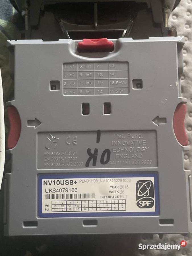 Akceptor czytnik do banknotów NV10USBInnovative Warta Bolesławiecka