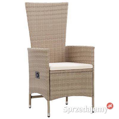 vidaXL Krzesła ogrodowe z poduszkami 2 Krzesła ogrodowe mazowieckie Warszawa