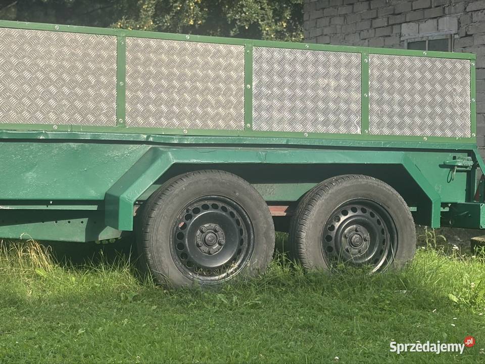 Przyczepka pod minikoparkę z burtami okazja Wodzisław sprzedam