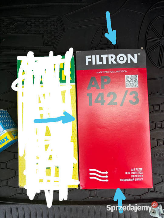 FILTRON FILTR POWIETRZA AP1423 osobowe Warszawa