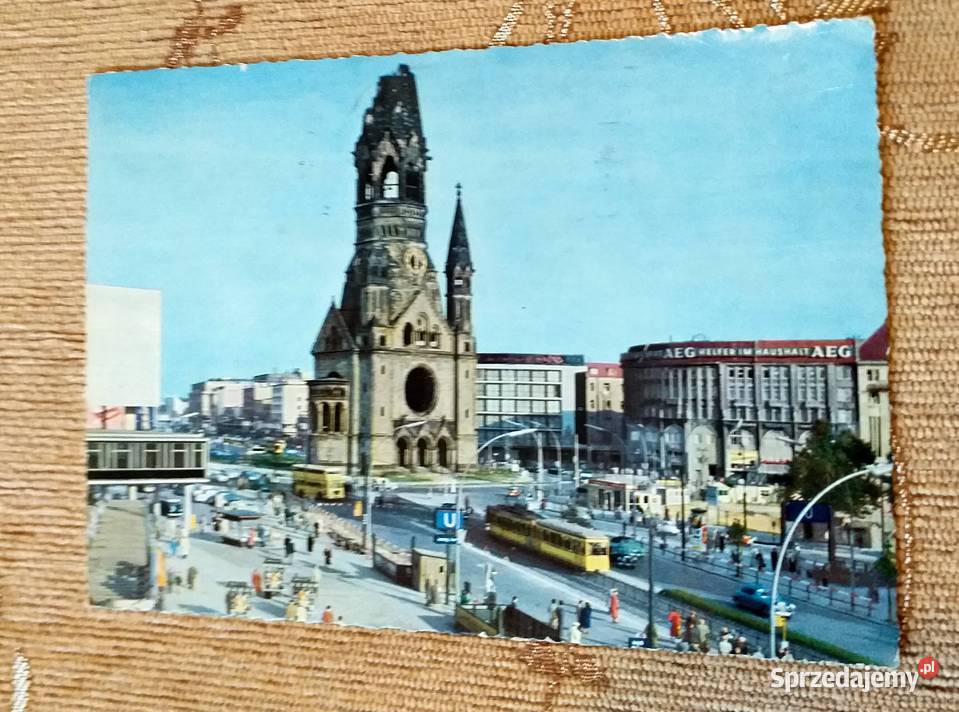 BERLIN WIDOK NA KOŚCIÓŁ PAMIĘCI CESARZA WILHELMA