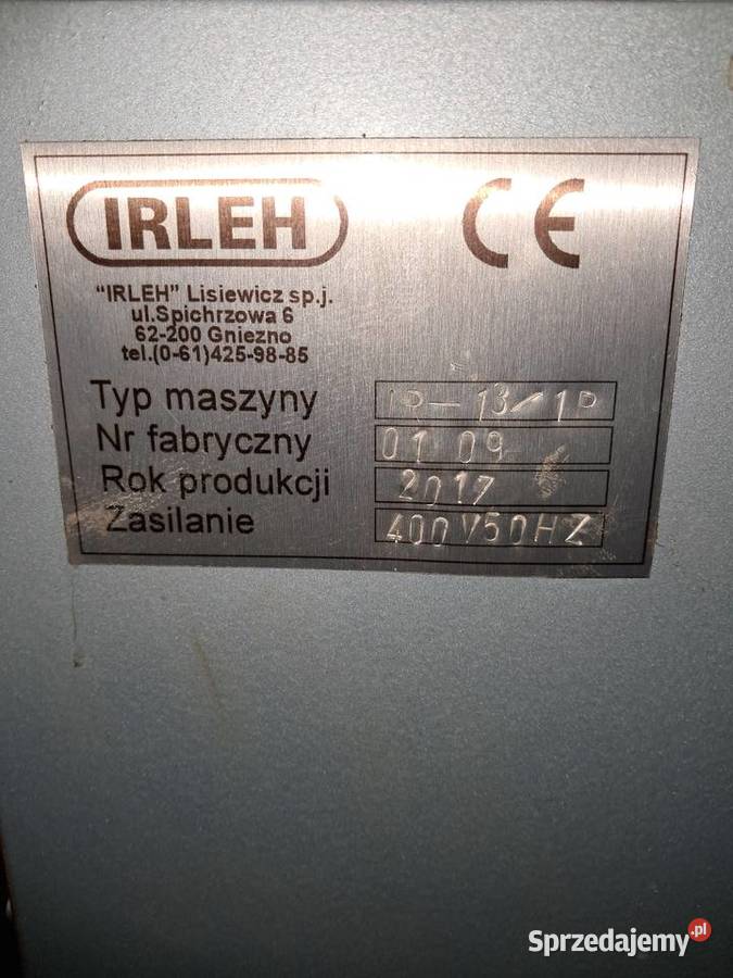 Formowarka mokasyna Irleh Ostrowiec Świętokrzyski
