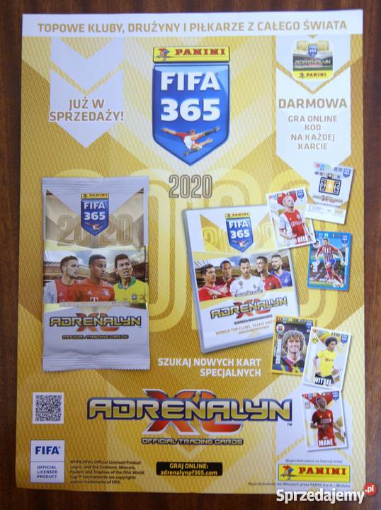 Karty Panini FIFA 365 2020 Piłka nożna Parczew
