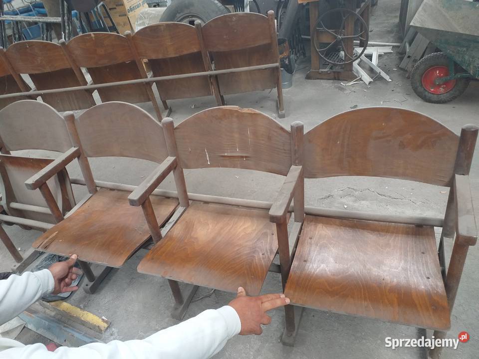 Krzesła kinowe 1 rząd 5 krzeseł Bielawa sprzedam