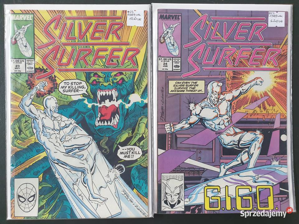 Silver Surfer kolekcja 11 komiksów Marvel USA Gdynia sprzedam