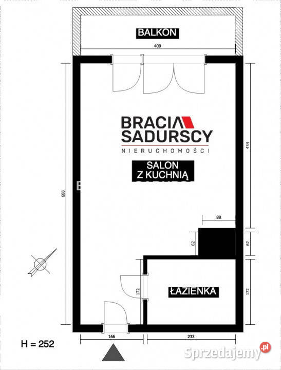 Mieszkanie 2663m2 Kraków Zabawa Rok budowy 2018