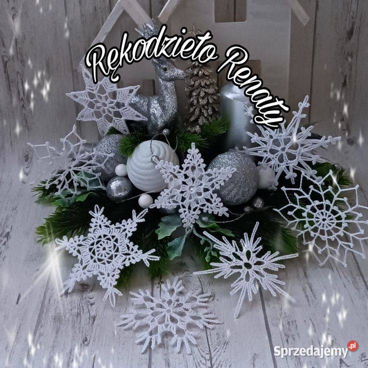 Szydełkowe gwiazdki PROMOCJA komplet 12 ozdoby Łódź