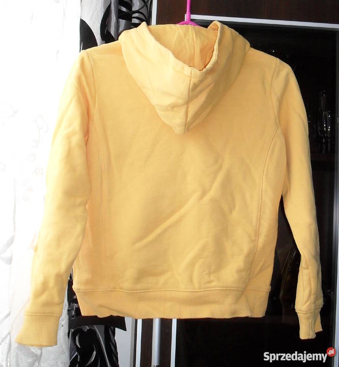 ŻÓŁTA BLUZA Z KAPTUREM R13158 Łódź
