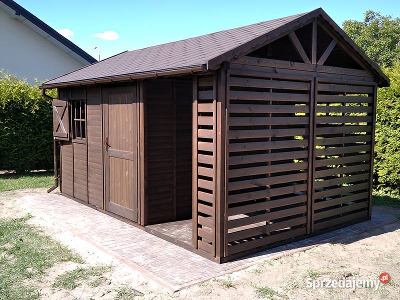 Drewutnia Mrozeb 3x45m domek gospodarczy Parzymiechy